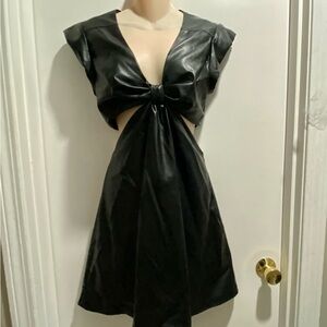 (12) Jason Wu Castlecore Matrix Punk Whimsigoth Cut Out Faux Leather Min…